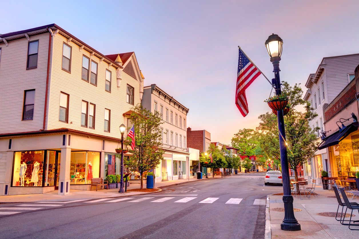 Panoramic Image of Rye, NY